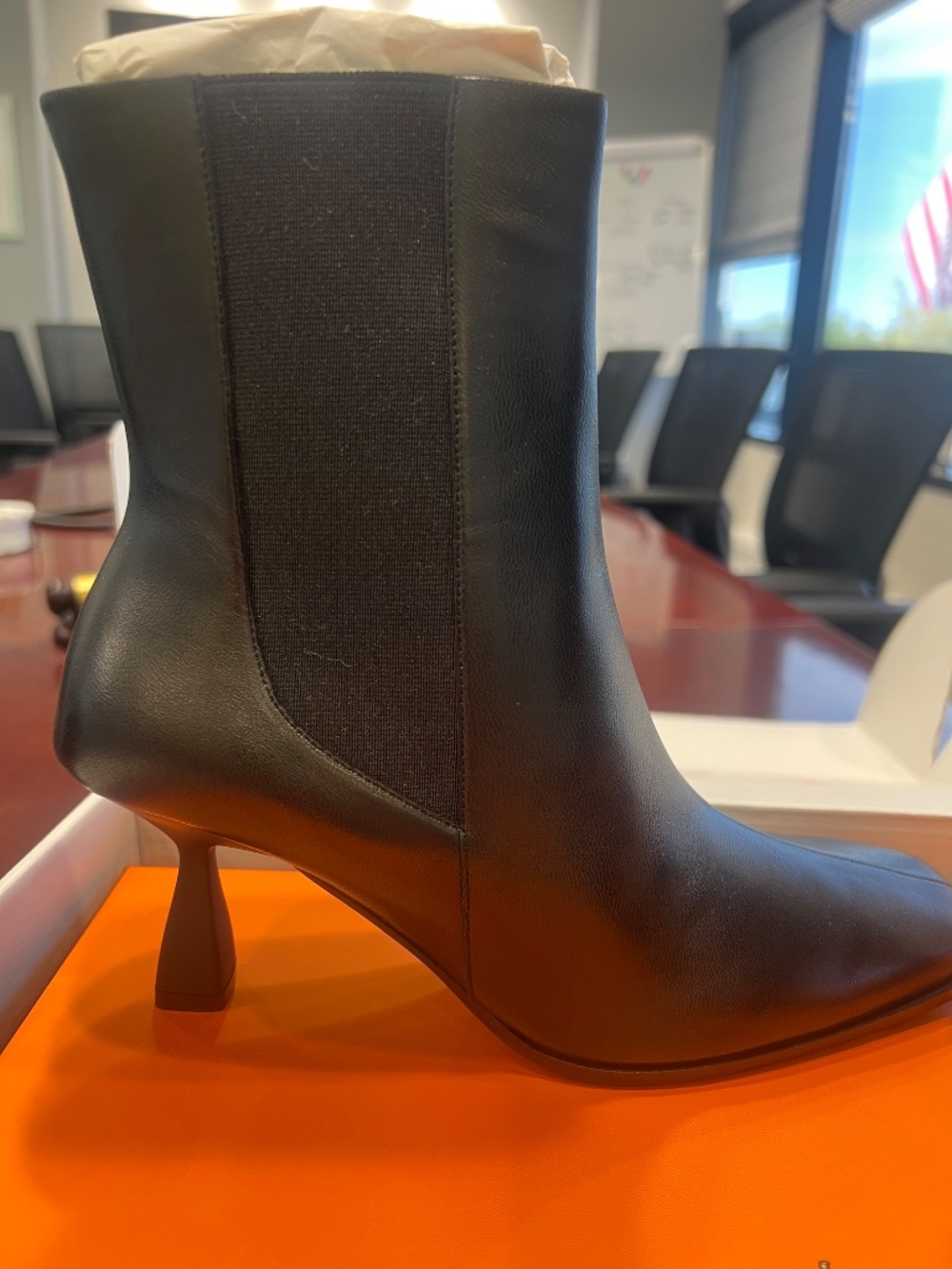 Hermes Gil 75 Anke Boot, Noir Size 37 - Picture 6 of 7